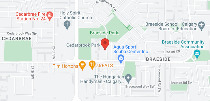 map of 1125 200 BROOKPARK Drive SW